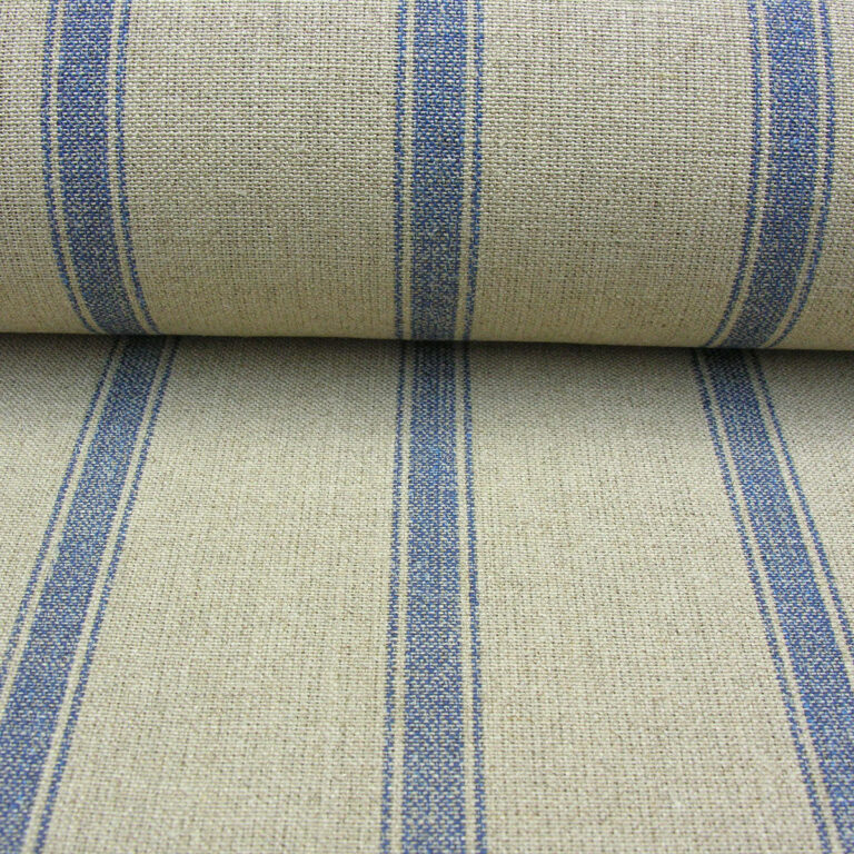Angus Linen Stripe Nordic - Navy - Image 3