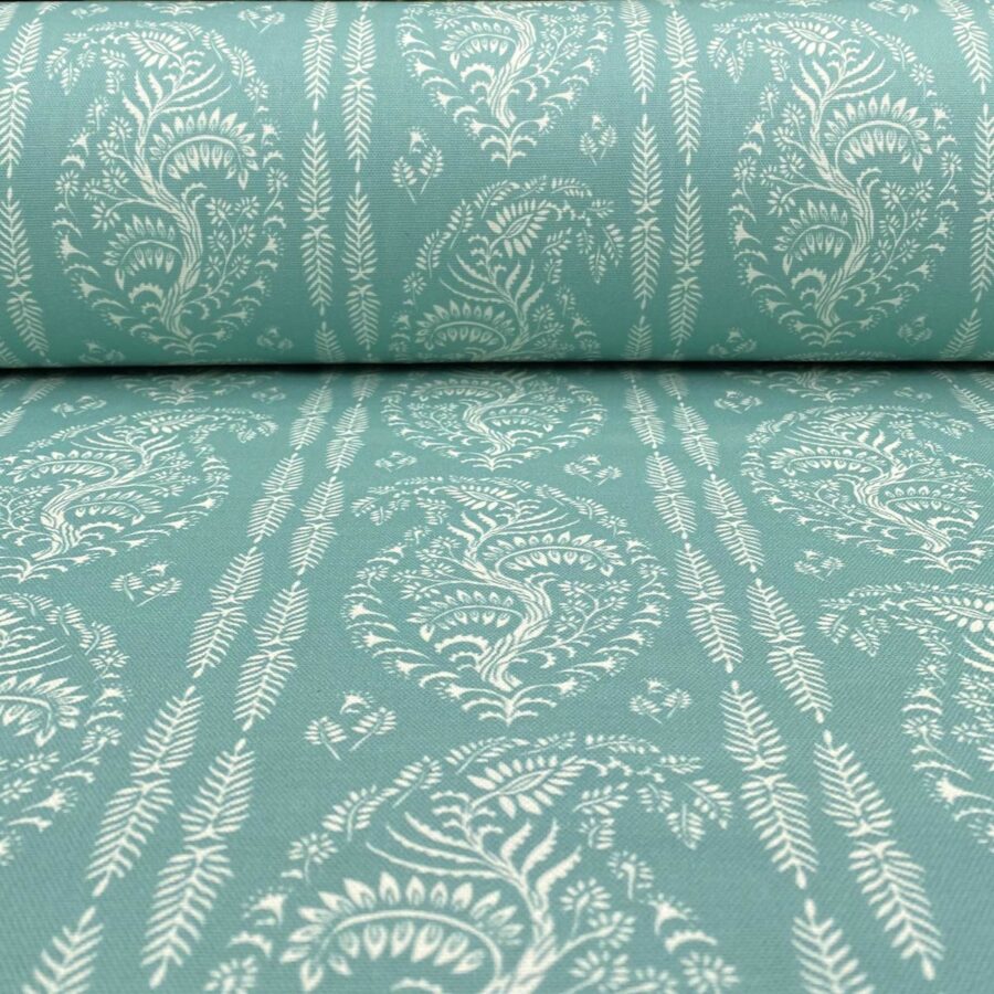 Larisa Stripe - Seagreen and Ivory - Image 3