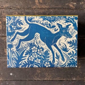 Mark Hearld Blue Whippet Box File