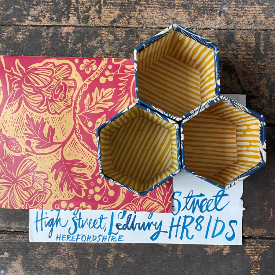 Mark Hearld Blue Whippet Pen Pot - Image 2