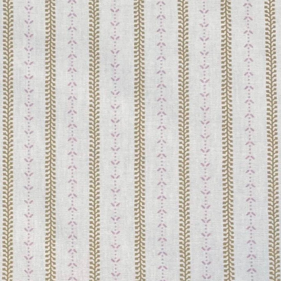 Maya Stripe Ivory - Soft Gold and Pink - Image 2