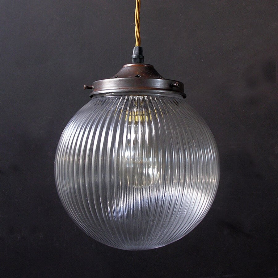 Prismatic Globe Pendant Light Medium