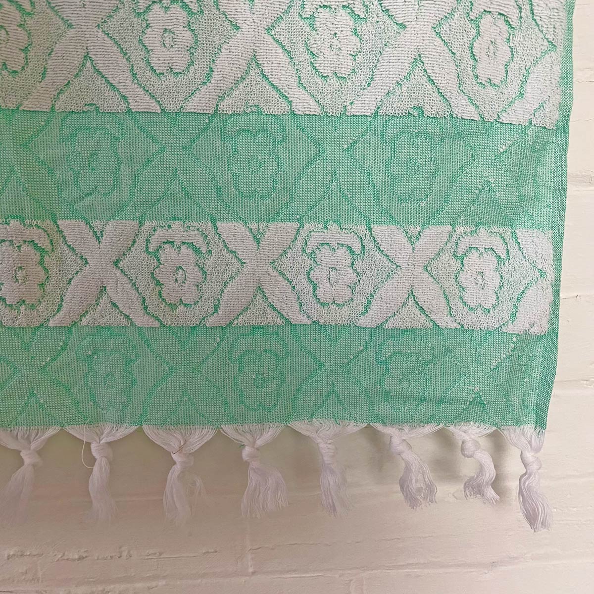 Turkish Cotton Bath Towel - Mint Green - Image 4