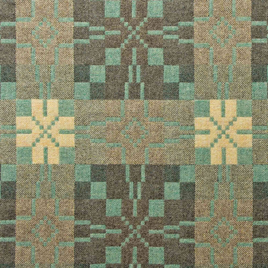 Vintage Star Welsh Throw - Seagreen - Image 3