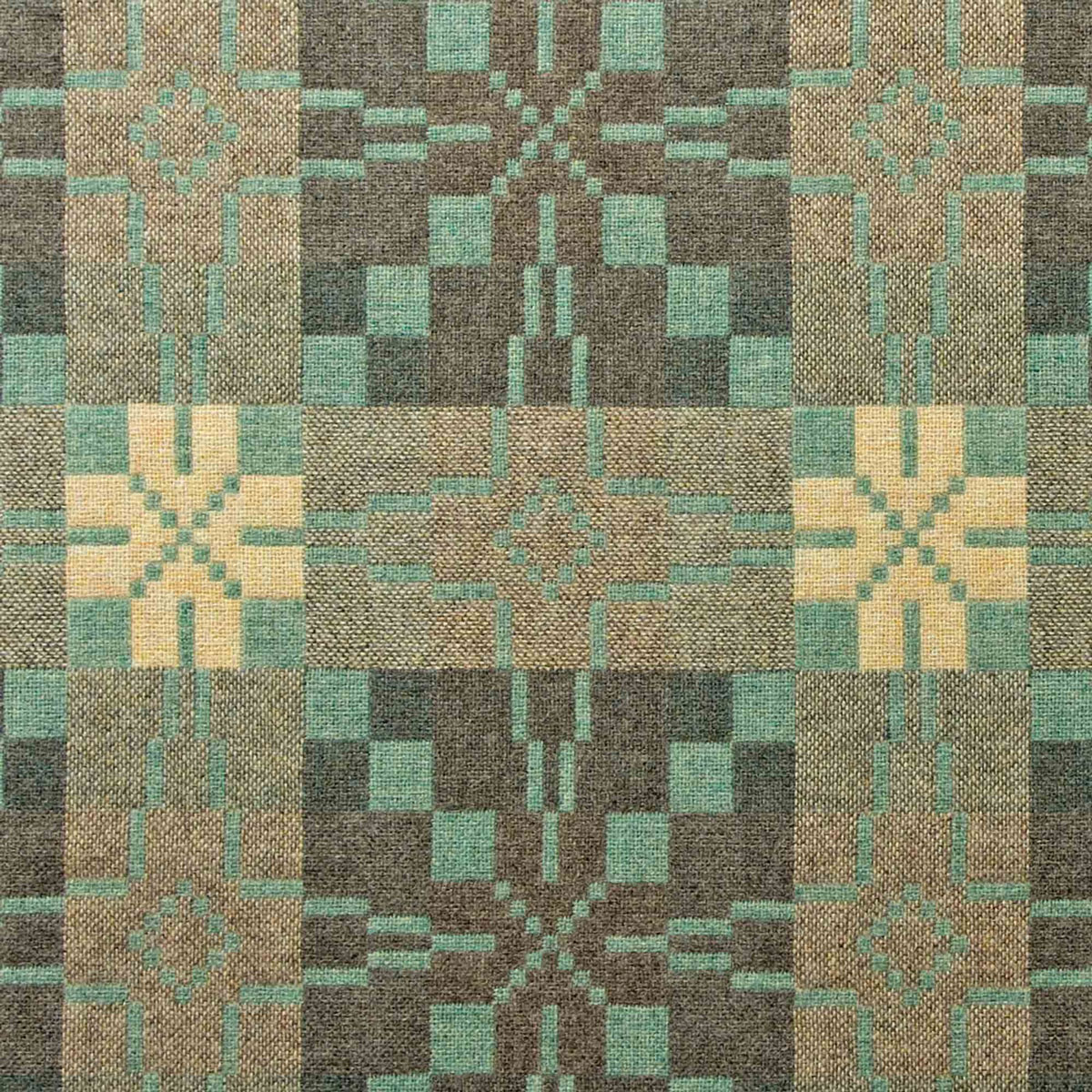 Vintage Star Welsh Throw - Seagreen - Image 3