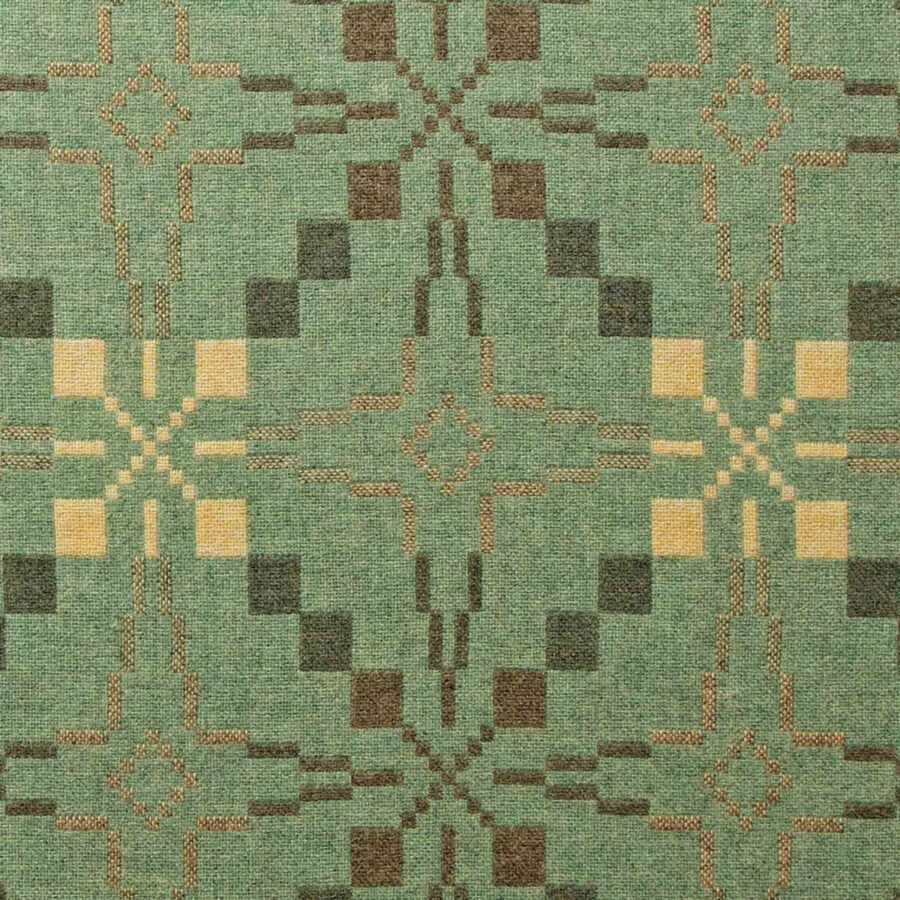 Vintage Star Welsh Throw - Seagreen - Image 2