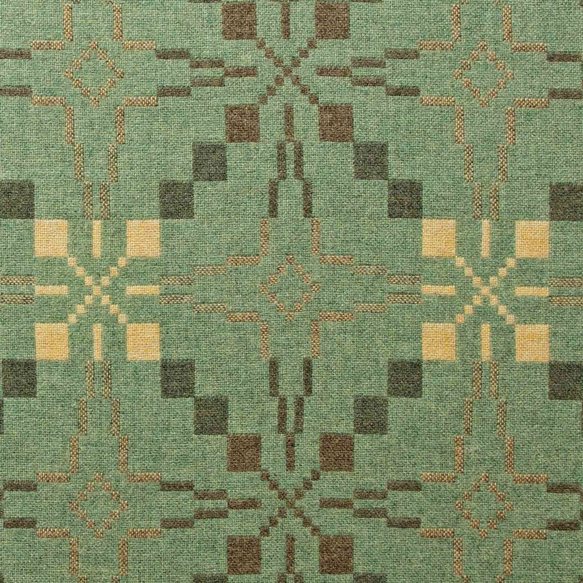 Vintage Star Welsh Throw - Seagreen - Image 2