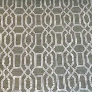 Upholstery Fabric Lattice - Olive Green - Image 3