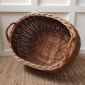 Large Oval Log Basket - Image 2