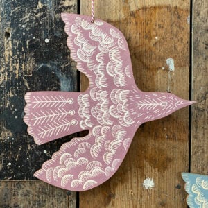 Hanging Wooden Bird Decoration - Image 7