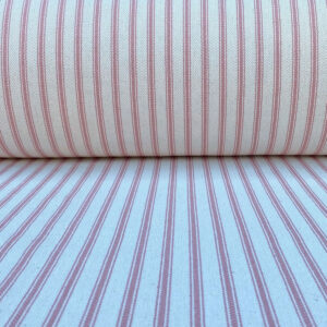 Hampton Ticking - Pink - Image 3