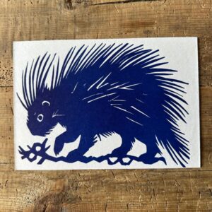 Mark Hearld Papercut Porcupine Print