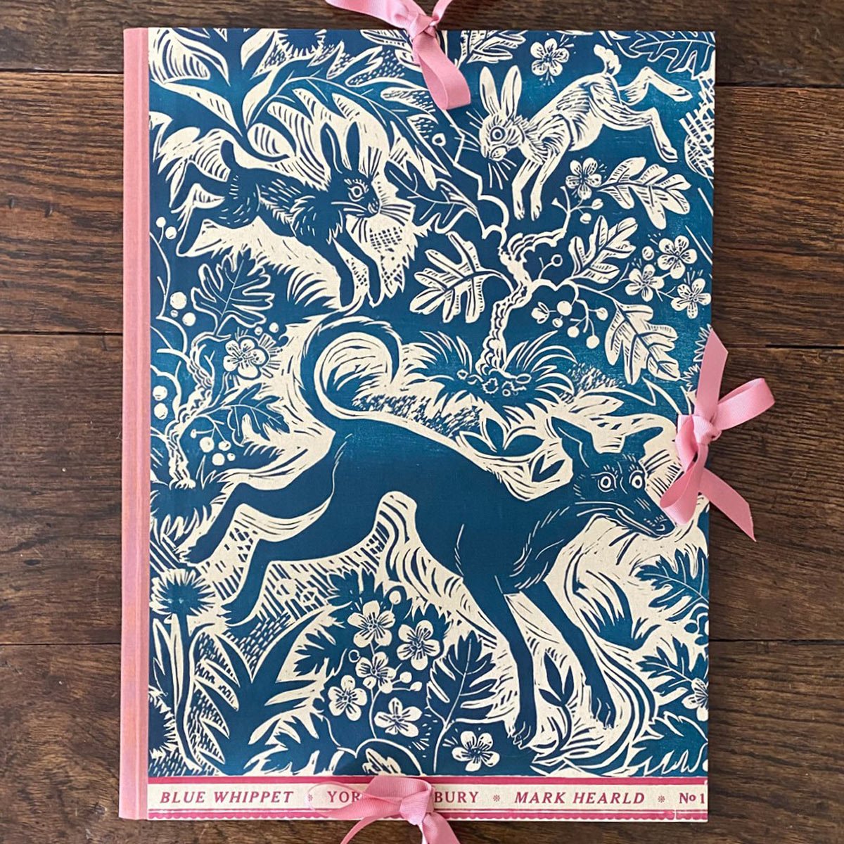Mark Hearld Handprinted Portfolio - Pink - Image 1