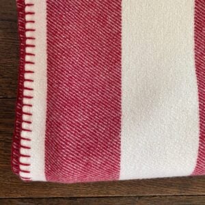 Broadstripe Welsh Single Blanket - Red