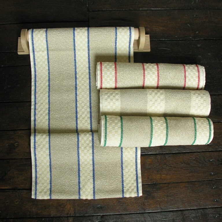 Oak Roller Towel Rail