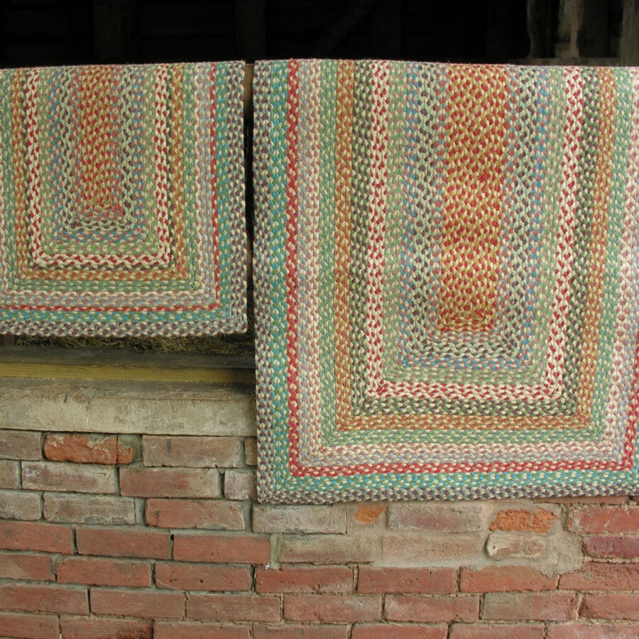 Braided Organic Jute Rug - Carnival - Image 5