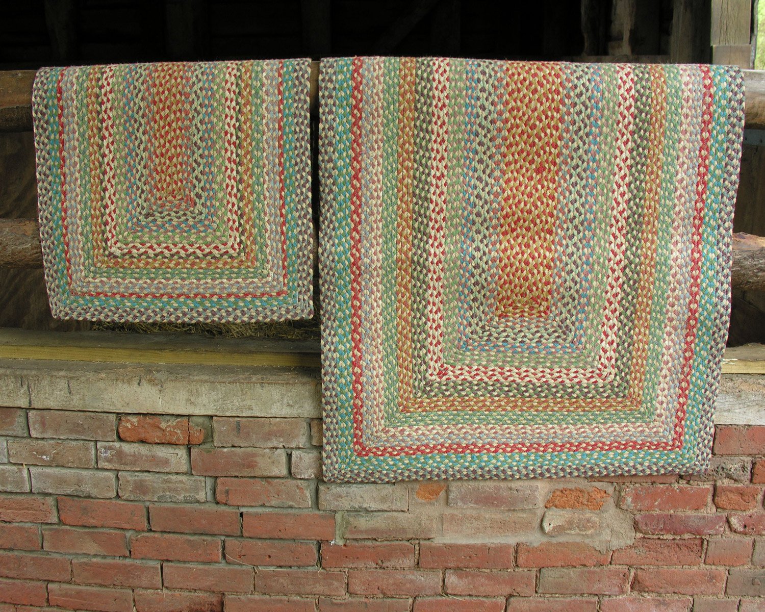 Braided Organic Jute Rug - Carnival - Image 5