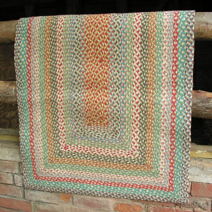 Braided Organic Jute Rug - Carnival - Image 4