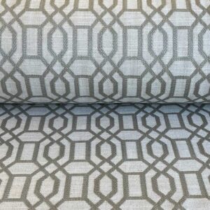Upholstery Fabric Lattice - Pale Sage - Image 5