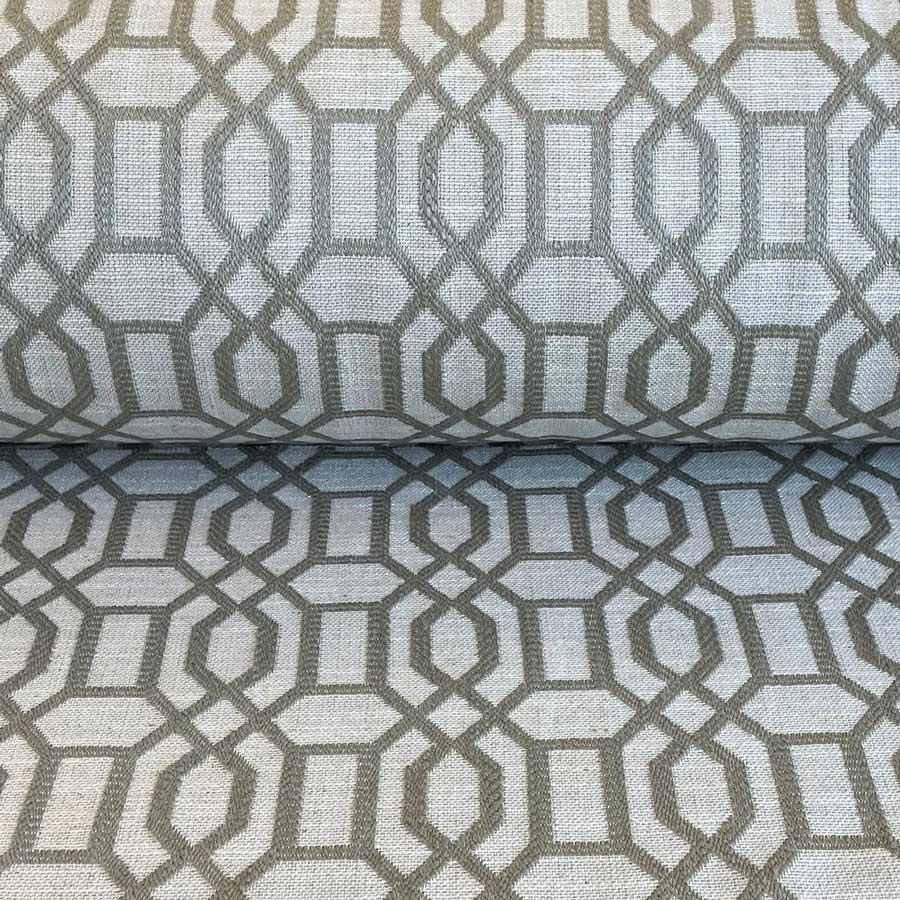 Upholstery Fabric Lattice - Pale Sage - Image 5