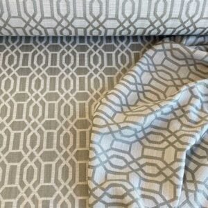 Upholstery Fabric Lattice - Pale Sage - Image 2