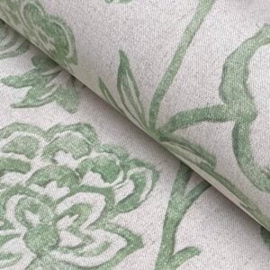 Extra Wide Shalkar - Apple Green on Natural - Image 1