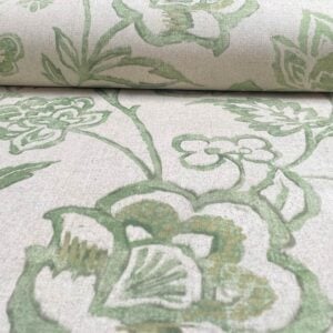 Extra Wide Shalkar - Apple Green on Natural - Image 3