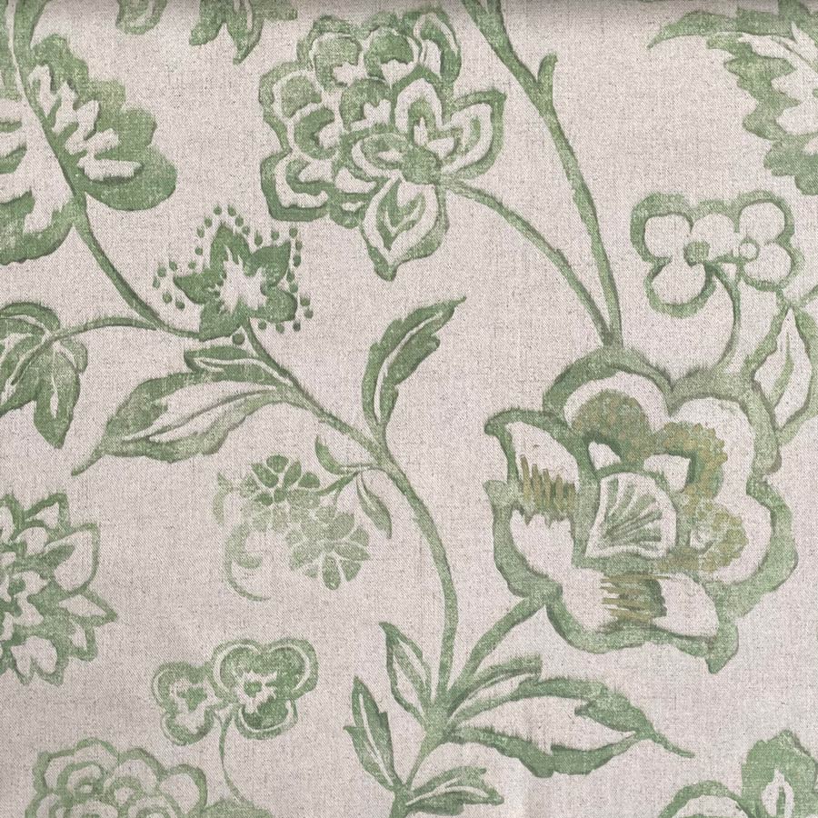 Extra Wide Shalkar - Apple Green on Natural - Image 2