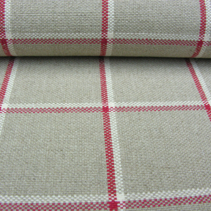 Skye Check - Peony - Image 3