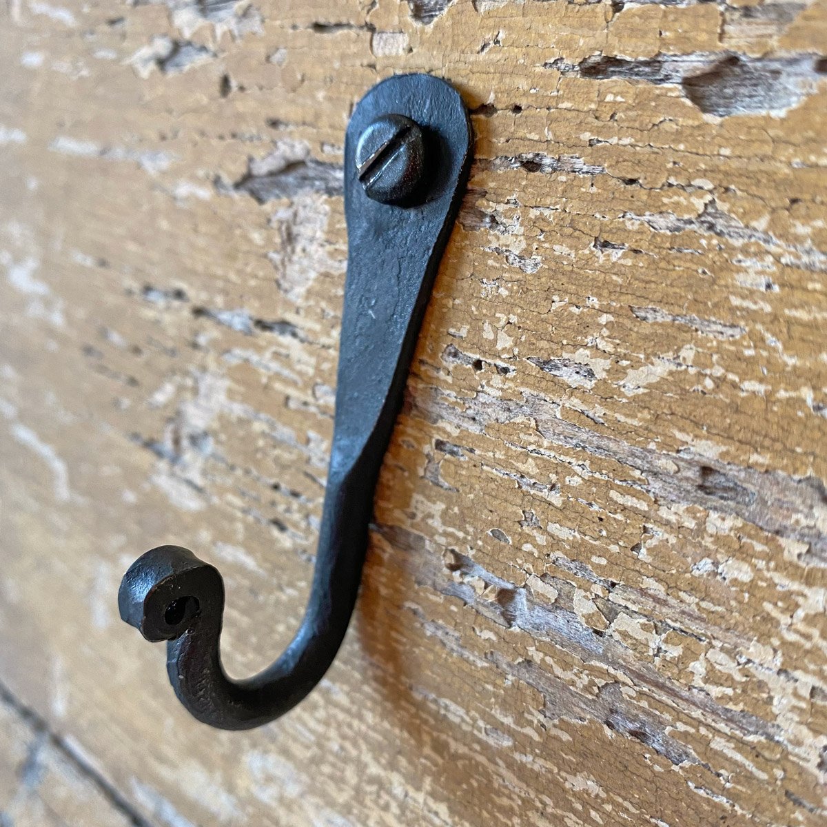 Small Hand Forged Iron Hook - Image 1
