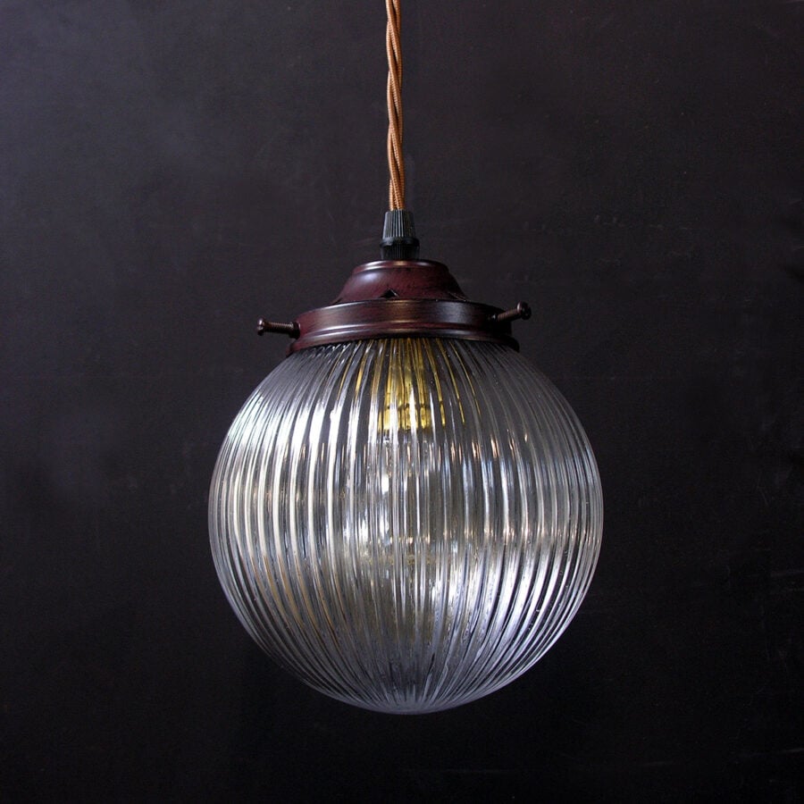 Prismatic Globe Pendant Light Small
