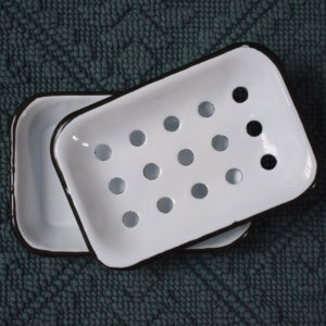 Enameled Two-Part Soap Dish - Image 2
