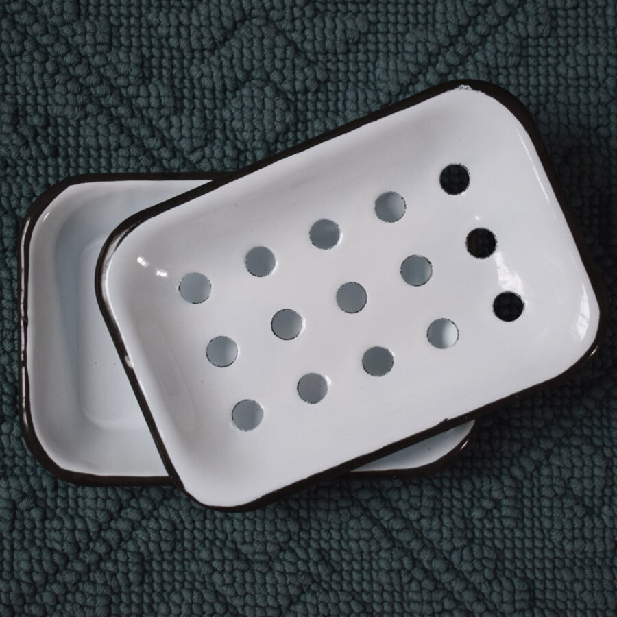 Enameled Two-Part Soap Dish - Image 2
