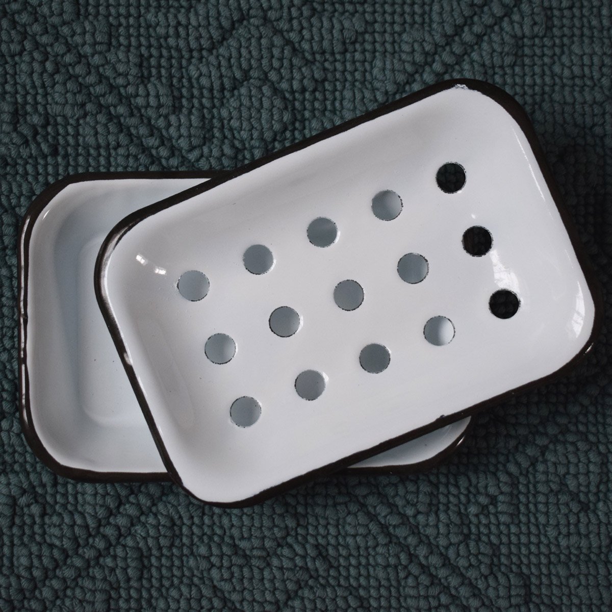 Enameled Two-Part Soap Dish - Image 2