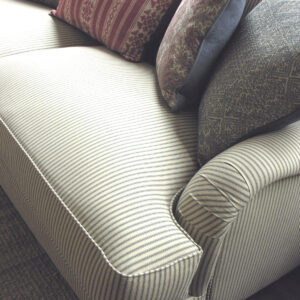 Ticking Fabric - Cream - Image 5