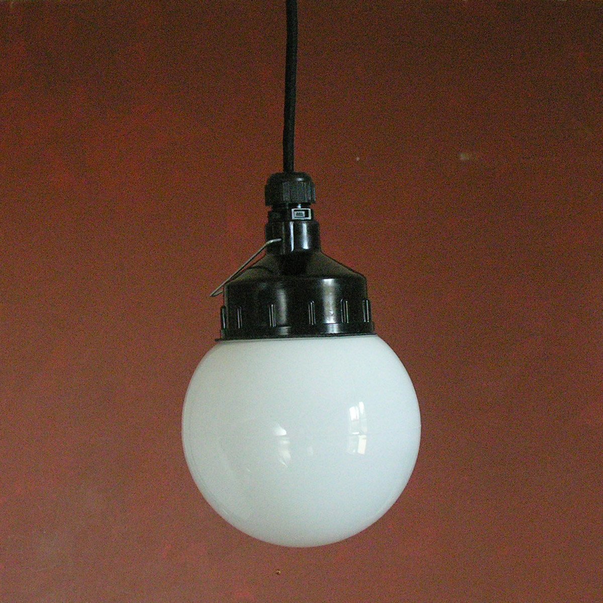 Utility Pendant White globe Light - Image 1