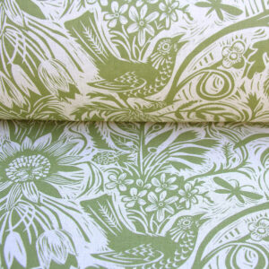 Mark Hearld Squirrel and Sunflower - Olive Green - Image 3