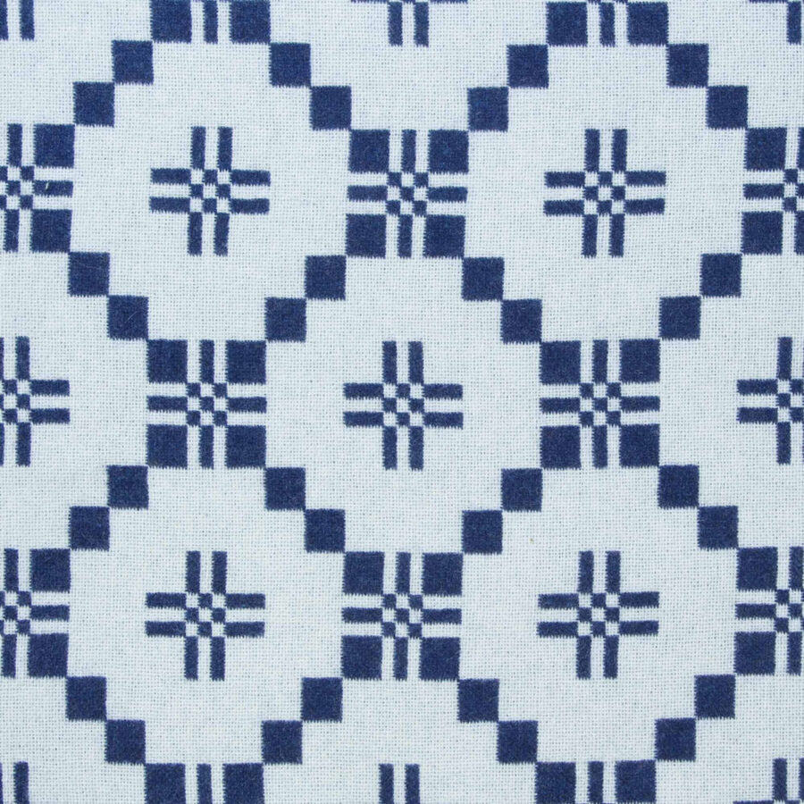 St David's Cross Welsh Single Blanket - Navy - Image 2