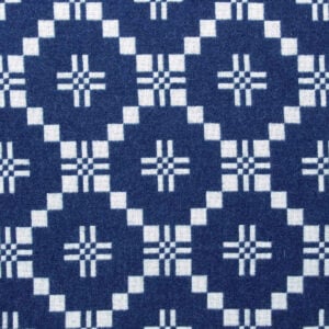 St David's Cross Welsh Single Blanket - Navy - Image 1