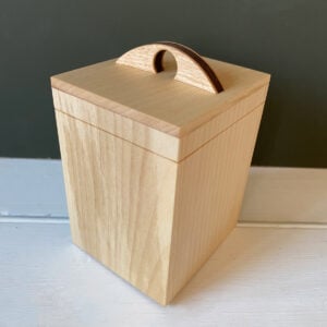 Hardwood Caddy - Sycamore & Walnut - Image 1