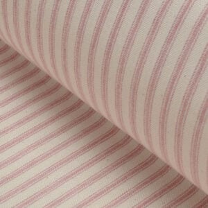 Ticking Fabric - Pink