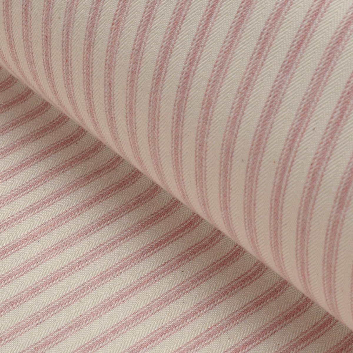 Ticking Fabric - Pink - Image 1