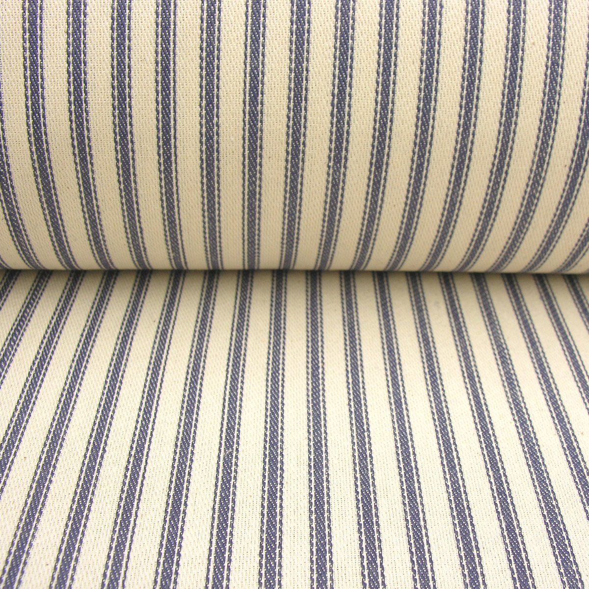 Cotton Ticking Wide - Cribbage Navy - Image 3