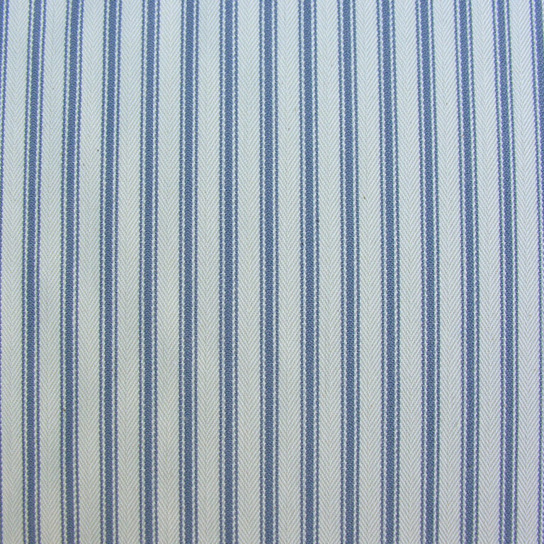 Ticking Fabric - Airforce Blue - Image 2