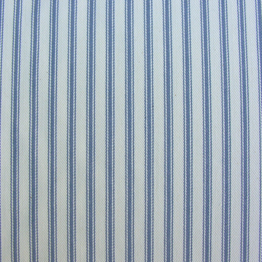 Ticking Fabric - Airforce Blue - Image 2