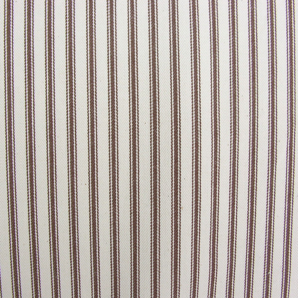 Ticking Fabric - Brown - Image 2