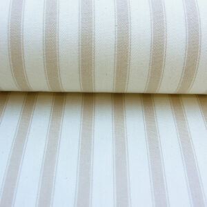 Ticking Fabric Large - Cream - Image 3