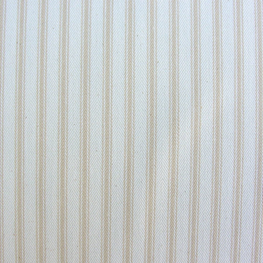 Ticking Fabric - Cream - Image 2