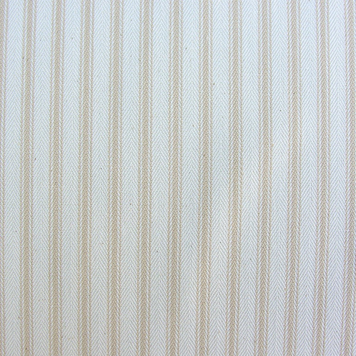 Ticking Fabric - Cream - Image 2