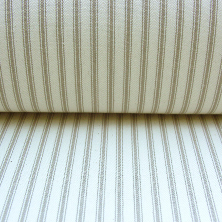Ticking Fabric - Flax - Image 3